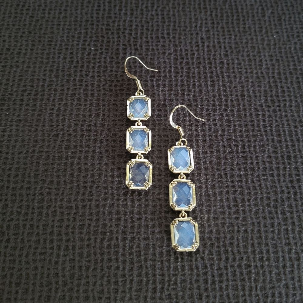 La Meno Rectangle Trio3️⃣ Drop Earrings - Picture 10 of 16